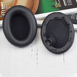 2 almofadas em pele PU para auscultadores Sony WH-1000XM4, WH-1000XM4 (preto + fivela), WH-1000XM4 (azul + fivela)