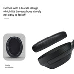 2 almofadas em pele PU para auscultadores Sony WH-1000XM4, WH-1000XM4 (preto + fivela), WH-1000XM4 (azul + fivela)