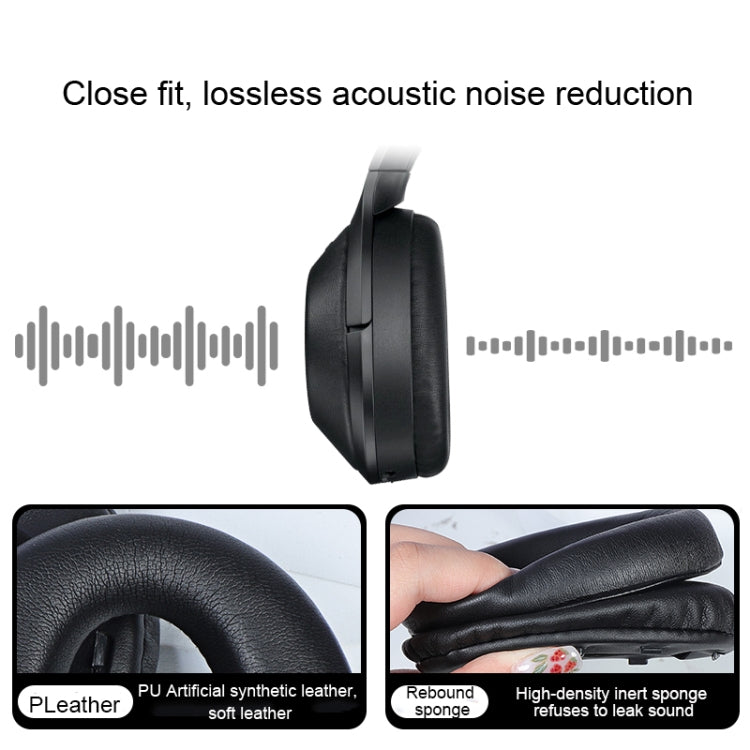 2 almofadas em pele PU para auscultadores Sony WH-1000XM4, WH-1000XM4 (preto + fivela), WH-1000XM4 (azul + fivela)