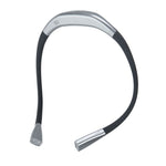 Luz de Pescoço LED para Pendurar com Tubo Universal, Luz de Leitura com Proteção para os Olhos, Prateado Espacial, Preto Elegante