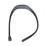 Luz de Pescoço LED para Pendurar com Tubo Universal, Luz de Leitura com Proteção para os Olhos, Prateado Espacial, Preto Elegante