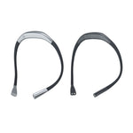 Luz de Pescoço LED para Pendurar com Tubo Universal, Luz de Leitura com Proteção para os Olhos, Prateado Espacial, Preto Elegante