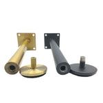 Pés Ajustáveis para Móveis em Tubo Redondo de Aço Inoxidável LH-TJ003, Altura:, 8cm, 10cm, 13cm, 16cm, 18cm, 21cm, 23cm, 25cm, 28cm, 30cm, 32cm, 35cm
