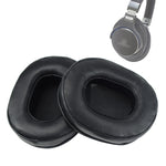 2 almofadas de esponja para auscultadores Audio-Technica ATH-M50 / M40 / M50X / MSR7, pele de ovelha preta, pele de cabra castanha, pele de ovelha cáqui, pele de cabra preta
