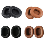 2 almofadas de esponja para auscultadores Audio-Technica ATH-M50 / M40 / M50X / MSR7, pele de ovelha preta, pele de cabra castanha, pele de ovelha cáqui, pele de cabra preta