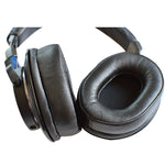 1 par de almofadas para auscultadores Audio-Technica ATH-M50X/M30X/M40X/M20X, especificações: pelúcia preta, pelúcia castanha, pele de proteína preta, pele de proteína castanha, rede preta, gel de gelo preto, pele de ovelha grossa castanha