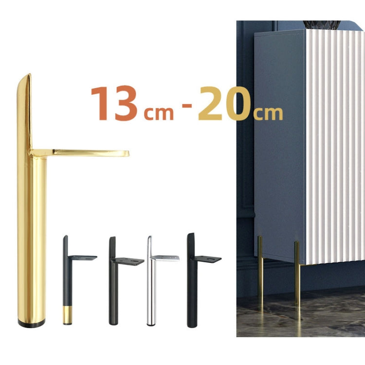 Pés de Suporte para Móveis Cilíndricos em Metal, Altura:, 13cm, 15cm, 18cm, 20cm