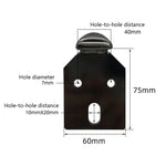 Pés de Suporte para Móveis Cilíndricos em Metal, Altura:, 13cm, 15cm, 18cm, 20cm