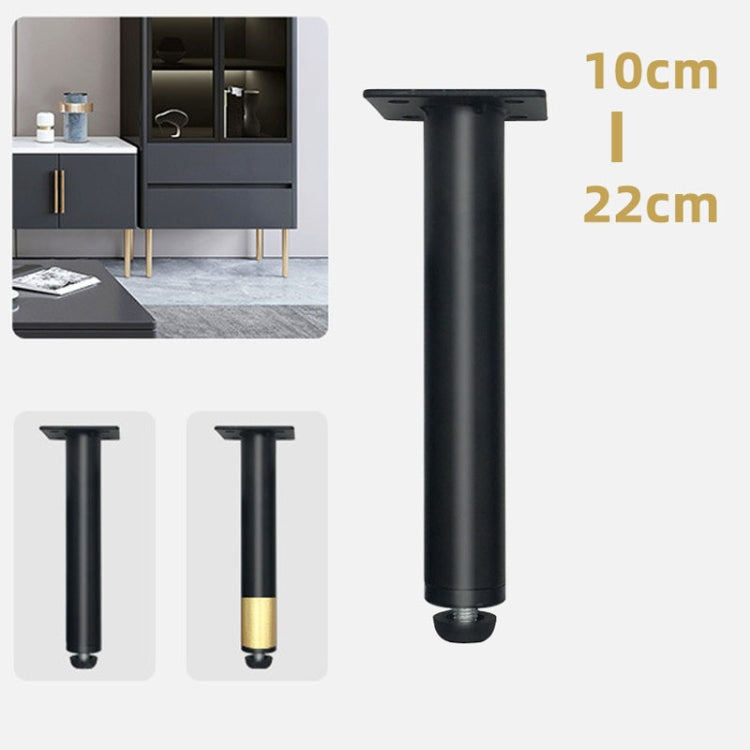 Pés de Suporte para Móveis em Metal com Almofada de Ajuste, Altura:, 10.5cm, 11cm, 12cm, 12.5cm, 13cm, 13.5cm, 14cm, 14.5cm, 15cm, 15.5cm, 16cm, 16.5cm, 17cm, 17.5cm, 18cm, 18.5cm, 21cm