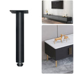 Pés de Suporte para Móveis em Metal com Almofada de Ajuste, Altura:, 10.5cm, 11cm, 12cm, 12.5cm, 13cm, 13.5cm, 14cm, 14.5cm, 15cm, 15.5cm, 16cm, 16.5cm, 17cm, 17.5cm, 18cm, 18.5cm, 21cm