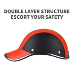 Capacete de Segurança Leve de Verão BSDDP A0322 Meio Capacete, BSDDP A0322 (Preto), BSDDP A0322 (Azul), BSDDP A0322 (Vermelho), BSDDP A0322 (Laranja), BSDDP A0322 (Preto com Grade)