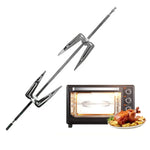 Espeto de Aço Inoxidável para Frango Assado, Garfo para Churrasco e Grelhados