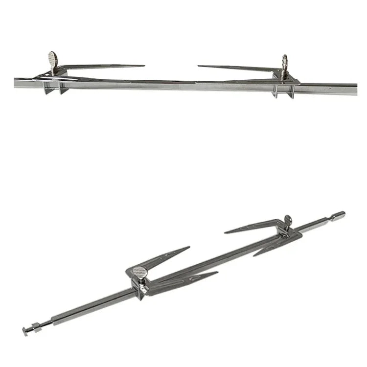 Espeto de Aço Inoxidável para Frango Assado, Garfo para Churrasco e Grelhados