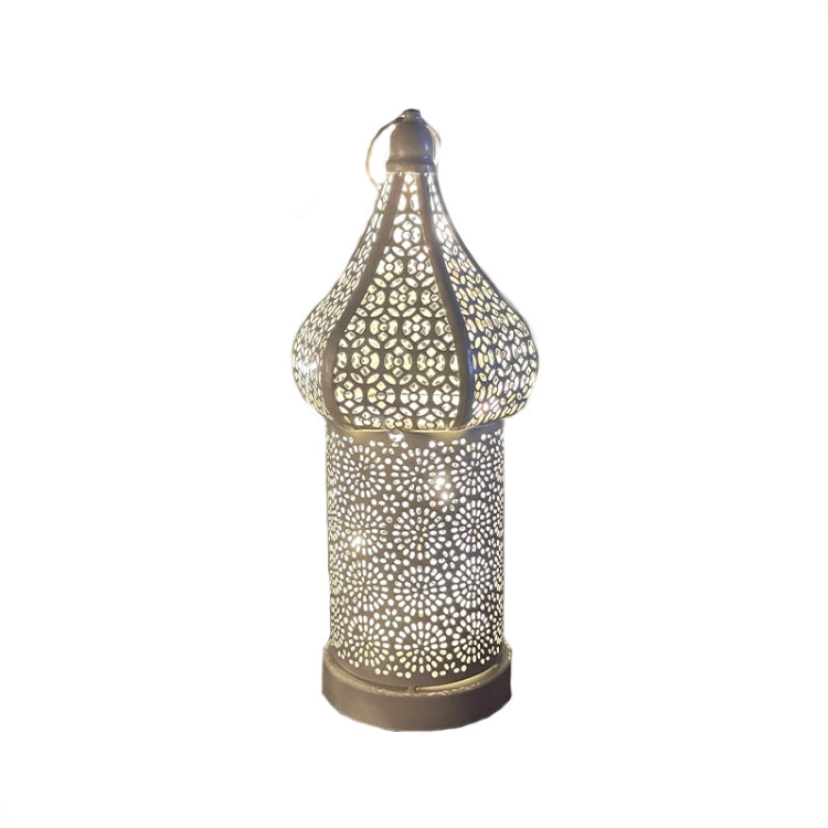 Lâmpada Decorativa de Ferro Forjado Marroquina Oca com LED, Especificações:, Pequena, Média, Grande