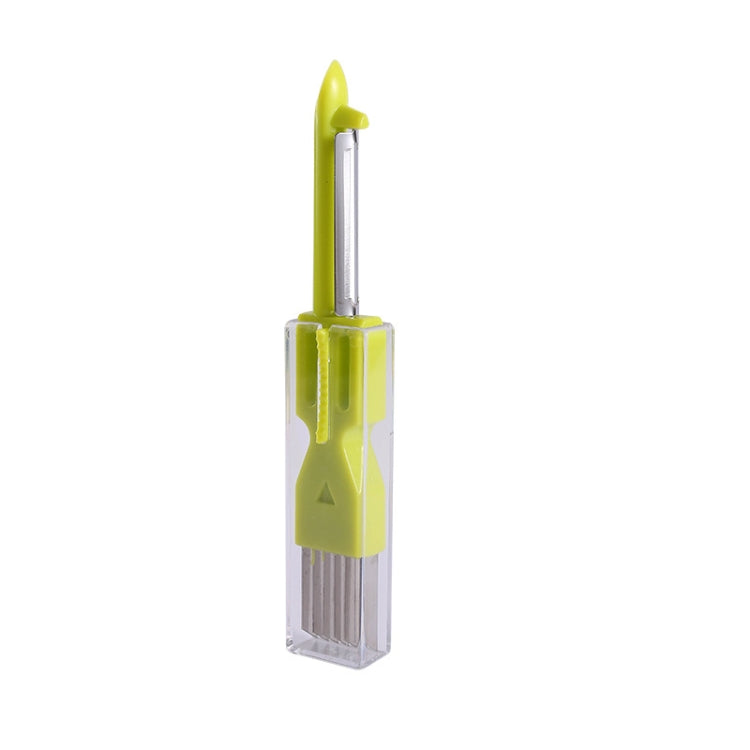 Descascador Multifuncional de Cebolinha para Cozinha, Verde, Amarelo, Laranja