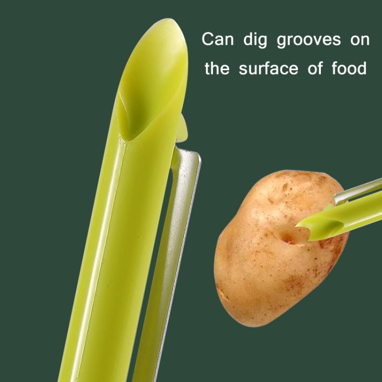 Descascador Multifuncional de Cebolinha para Cozinha, Verde, Amarelo, Laranja