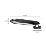 Lâmpada de Parede Solar DS018 para Jardim Exterior Luz de Rua por Indução, Carcaça Branca Luz Branca, Carcaça Branca Luz Quente, Carcaça Preta Luz Branca, Carcaça Preta Luz Quente