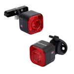 Luz traseira de indução de travagem sensível à luz MEROCA XC02, montagem em almofada, montagem em tubo