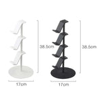 Suporte de Armazenamento para Comando e Auscultadores de Secretária, 3 Andares Branco, 3 Andares Preto, 4 Andares Branco, 4 Andares Preto