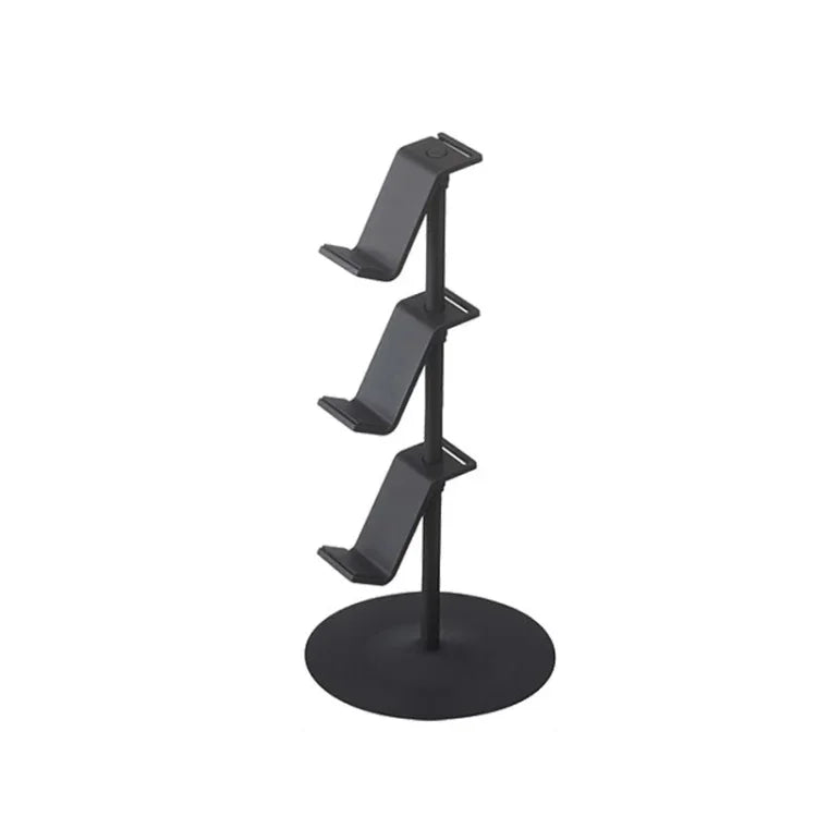 Suporte de Armazenamento para Comando e Auscultadores de Secretária, 3 Andares Branco, 3 Andares Preto, 4 Andares Branco, 4 Andares Preto