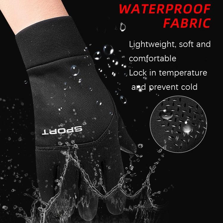 Luvas antiderrapantes de veludo para desporto ao ar livre, M, L, XL