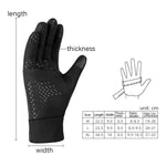Luvas antiderrapantes de veludo para desporto ao ar livre, M, L, XL