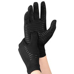 Luvas antiderrapantes de fitness desportivo com pressão de fibra de cobre, Tamanho:, S, M, L