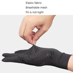 Luvas antiderrapantes de fitness desportivo com pressão de fibra de cobre, Tamanho:, S, M, L