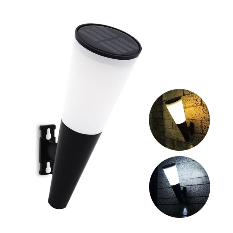 Lâmpada de Parede Solar Circular Cone para Jardim Exterior, Estilo:, N230A Colorida, N230B Bicolor