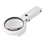 Lupa Portátil com Luz LED e Carregamento USB 5X / 11X, 5X / 11X