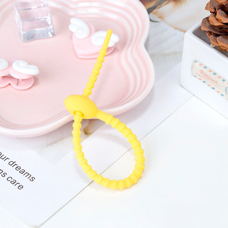 20 PCS Organizador de Cabos de Dados com Correia de Silicone, 21cm Verde, 21cm Azul, 21cm Laranja, 21cm Rosa, 21cm Castanho, 21cm Cinzento, 21cm Amarelo, 21cm Vermelho