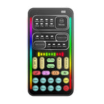 Cartão de Som para Computador Móvel com Transmissão ao Vivo e Alterador de Voz, i9, Conjunto i9, K9, Conjunto K9