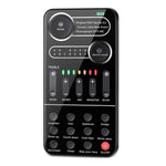 Cartão de Som para Computador Móvel com Transmissão ao Vivo e Alterador de Voz, i9, Conjunto i9, K9, Conjunto K9