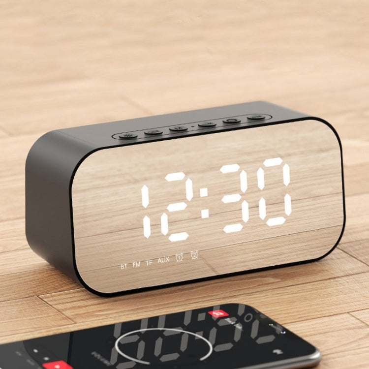 Havit M3 Subwoofer Mini Relógio Espelho Altifalante Bluetooth, Especificação:, 1200mAh (Preto), 1200mAh (Branco)