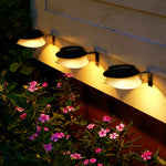 Lâmpada Solar Disco Voador Sem Perfuração para Decoração de Jardim Exterior, Carcaça Preta+Luz Branca, Carcaça Preta+Luz Quente