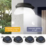 Lâmpada Solar Disco Voador Sem Perfuração para Decoração de Jardim Exterior, Carcaça Preta+Luz Branca, Carcaça Preta+Luz Quente