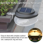 Lâmpada Solar Disco Voador Sem Perfuração para Decoração de Jardim Exterior, Carcaça Preta+Luz Branca, Carcaça Preta+Luz Quente