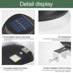 Lâmpada Solar Disco Voador Sem Perfuração para Decoração de Jardim Exterior, Carcaça Preta+Luz Branca, Carcaça Preta+Luz Quente
