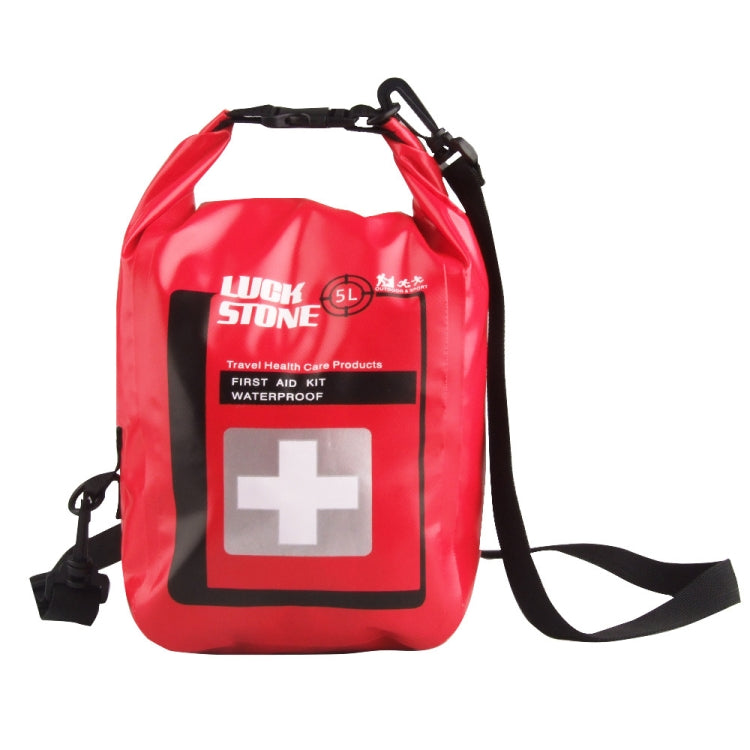 LUCKSTONE 5L Bolsa Impermeável de Primeiros Socorros para Aventura ao Ar Livre