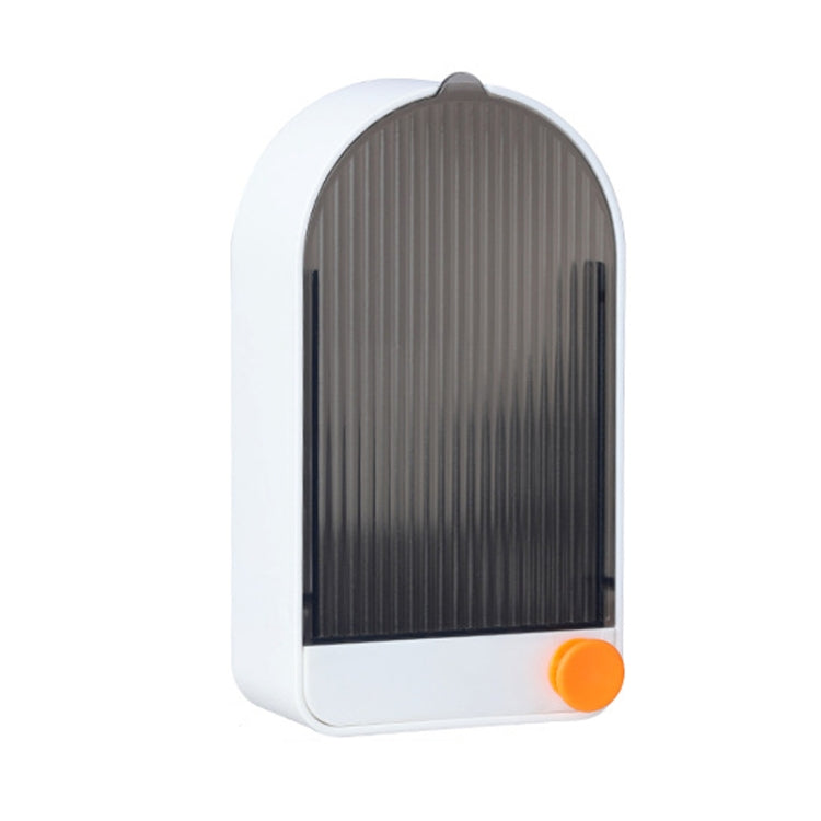 Saboneteira de Parede para Casa de Banho com Tampa, Cinzento Branco, Branco Laranja, Rosa Branco, Verde Cinzento