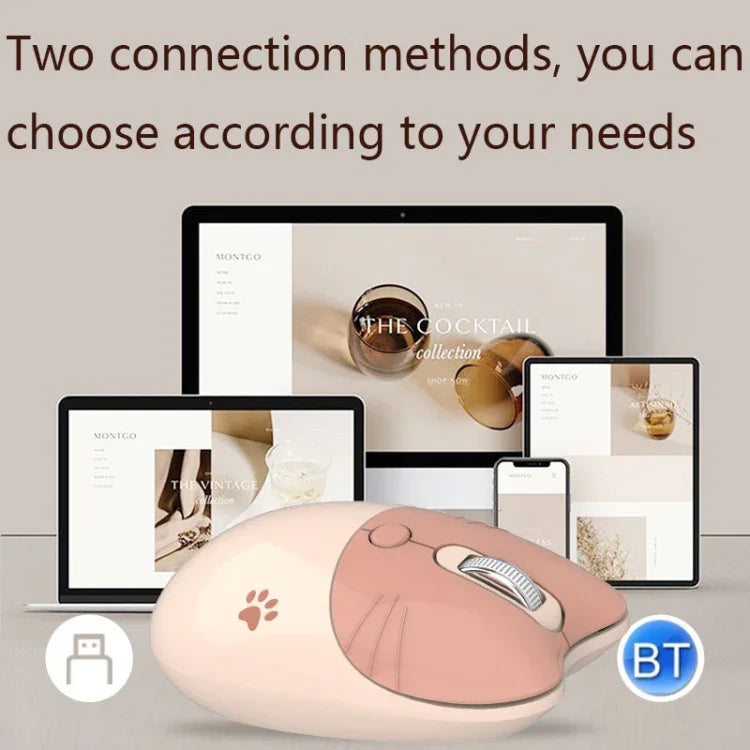 Rato Sem Fios Silencioso Fofo M3 3 Teclas para Portátil, Especificações:, Versão Sem Fios (Rosa Vitalidade), Versão Sem Fios (Chá com Leite), Versão Bluetooth Sem Fios (Chá com Leite), Versão Bluetooth Sem Fios (Rosa), Versão Bluetooth Sem Fios (Vermelho)