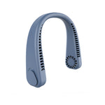 Ventoinha portátil USB F2 para pendurar no pescoço, exterior, Branco, Rosa, Azul, Verde