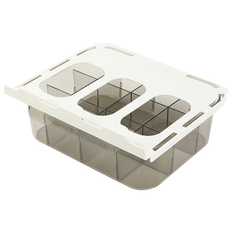 Caixa de Armazenamento para Roupa Interior e Meias Tipo Gaveta para Roupeiro, Com Divisória (Cinza Transparente), Sem Divisória (Cinza Transparente), Com Divisória (Transparente), Sem Divisória (Transparente)
