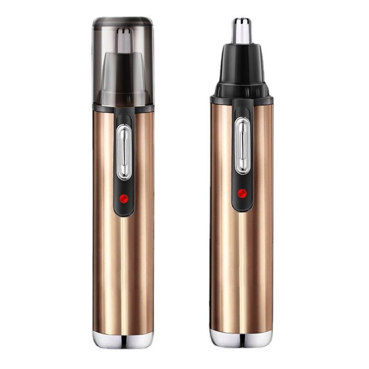 Aparador Elétrico de Pêlos do Nariz Recarregável USB com Aparador de Sobrancelhas e Barbeador