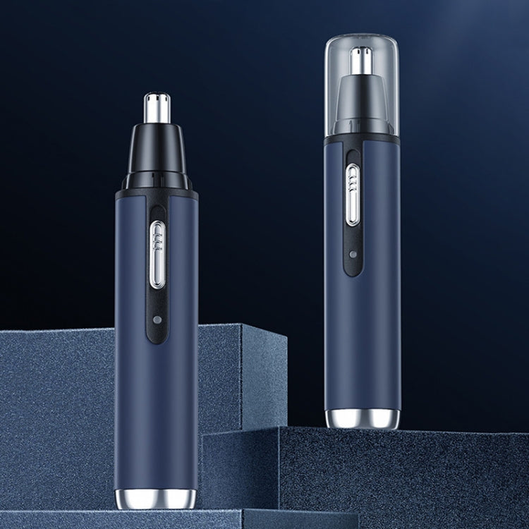 Aparador Elétrico de Pêlos do Nariz Recarregável USB com Aparador de Sobrancelhas e Barbeador