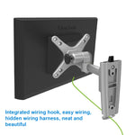 Suporte de Parede para Monitor de Computador Gibbon Mounts L03, Suporte Rápido em Liga de Alumínio para TV