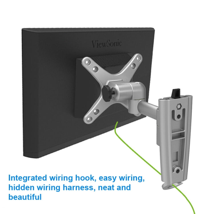 Suporte de Parede para Monitor de Computador Gibbon Mounts L03, Suporte Rápido em Liga de Alumínio para TV