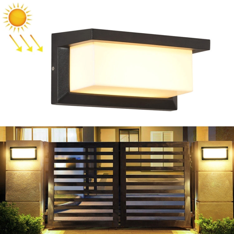 Luz de Parede Solar Impermeável para Pátio Exterior 10W, Especificações:, 6000K, 3000K