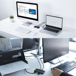 Hub USB 2.0 Multifuncional 2 Entradas para 4 Saídas