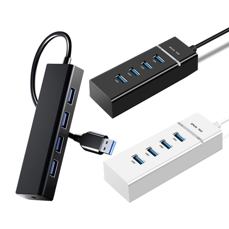 Conversor Hub com 4 Portas USB 2.0, Comprimento do Cabo: 15cm, Estilo: Sem Barra de Luz, Com Barra de Luz Preta, Com Barra de Luz Branca
